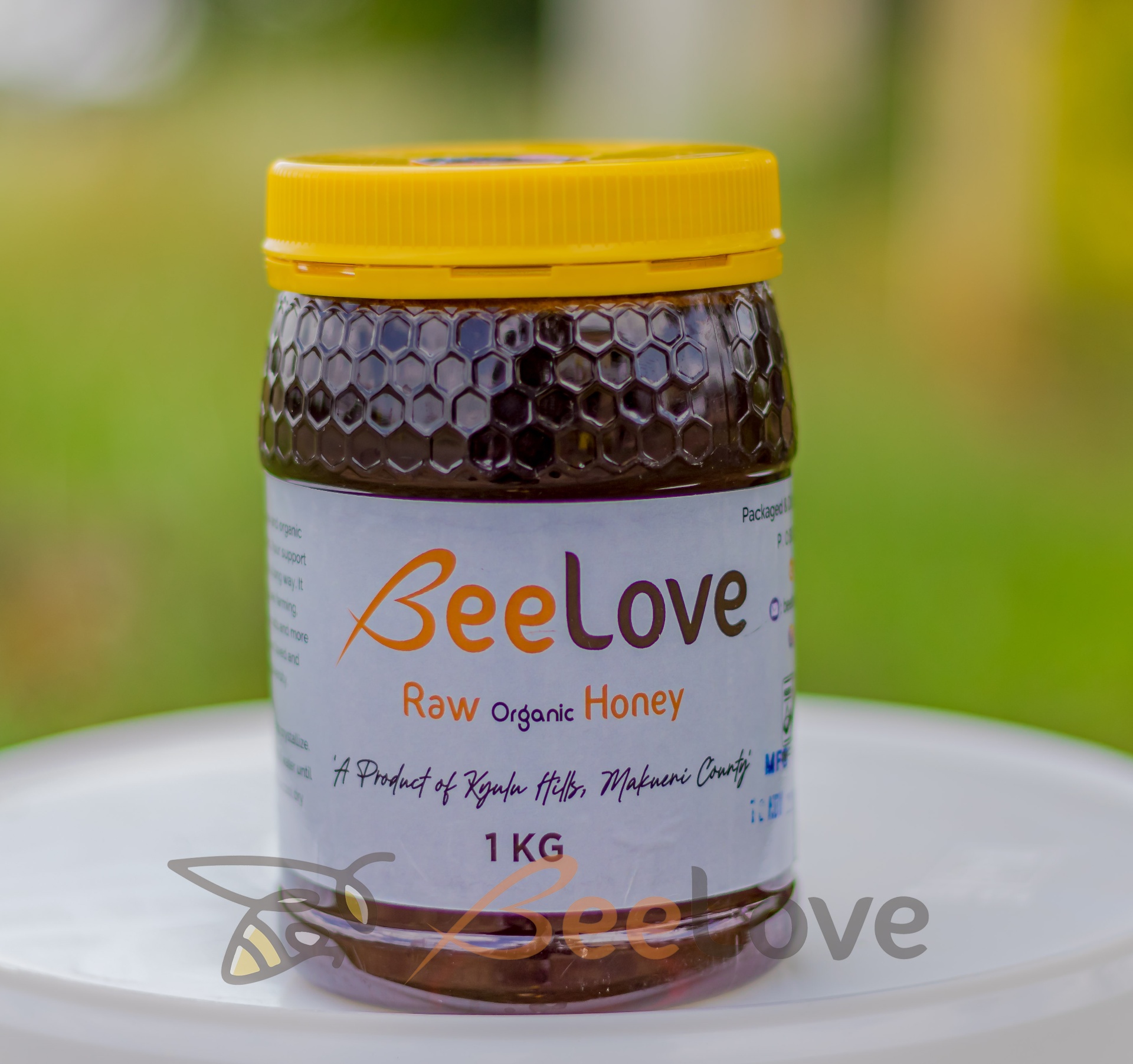 Raw Organic Honey — 1kg Jar