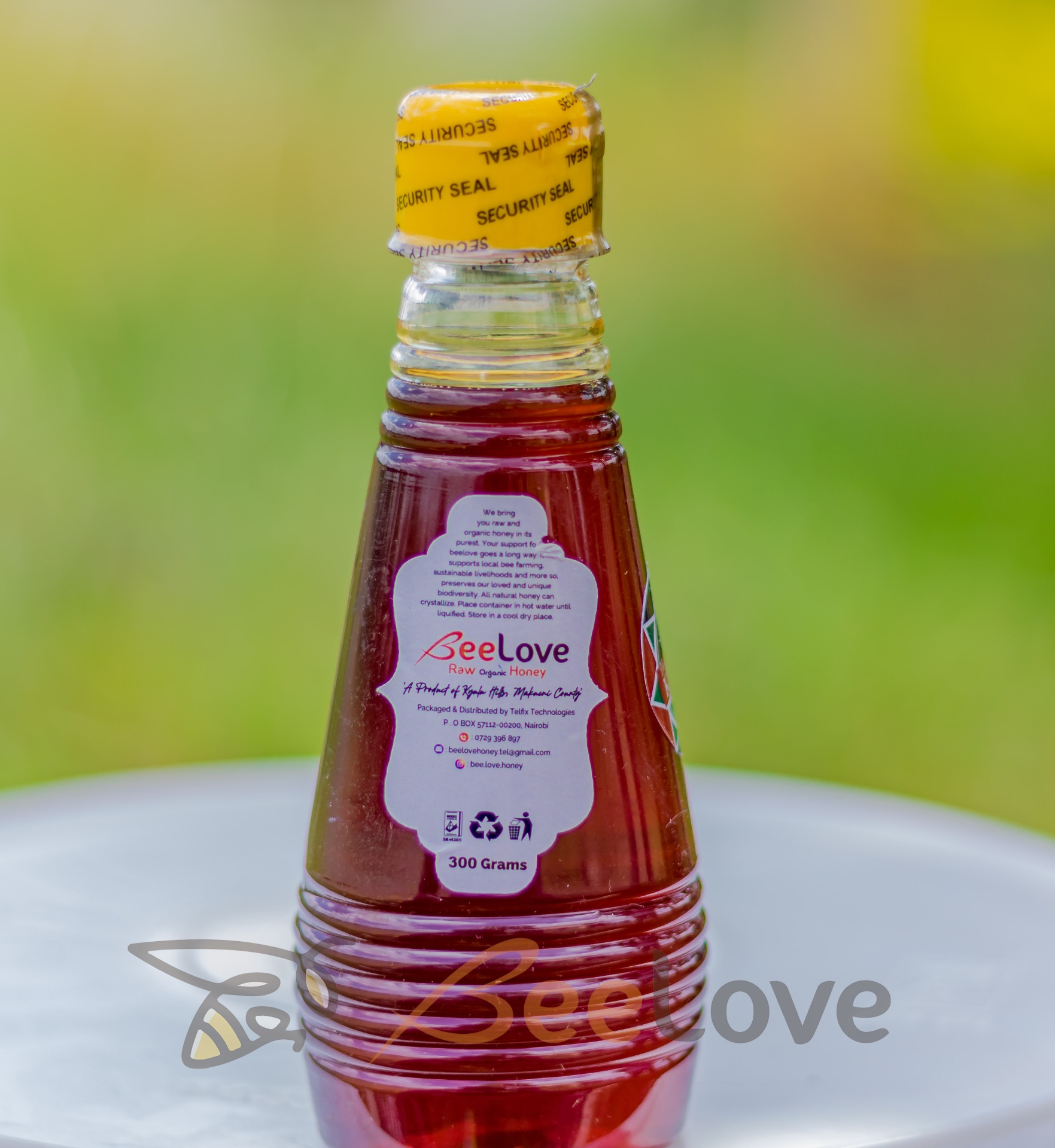 Raw Organic Honey — 300g Squeeze Bottle